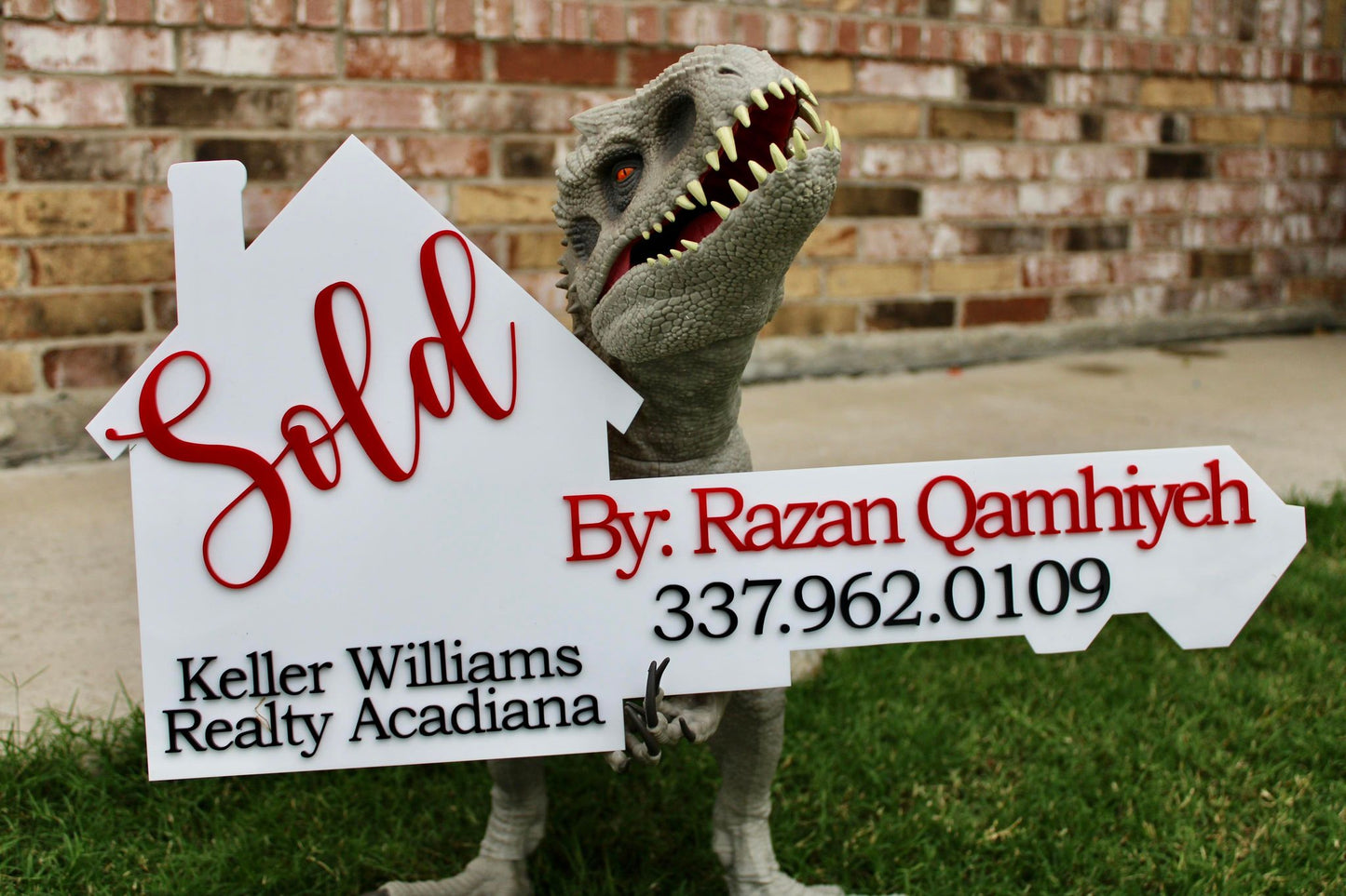 "SOLD" CUSTOM REALTOR SIGN