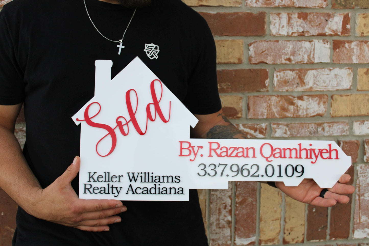 "SOLD" CUSTOM REALTOR SIGN