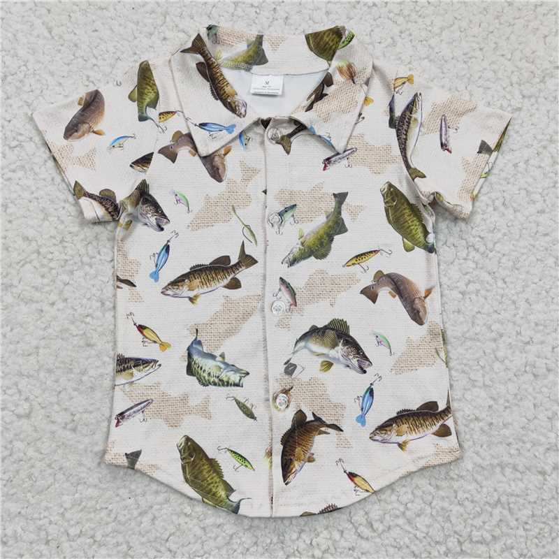 Bass Fishing Button Down