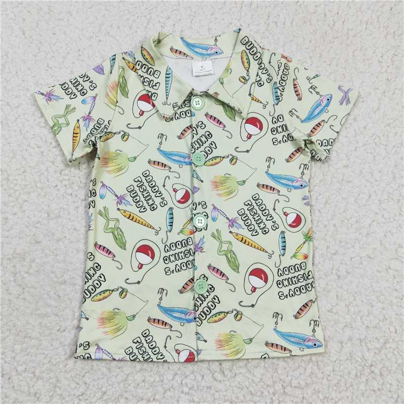 DADDY'S FISHING BUDDY BUTTON DOWN SHIRT