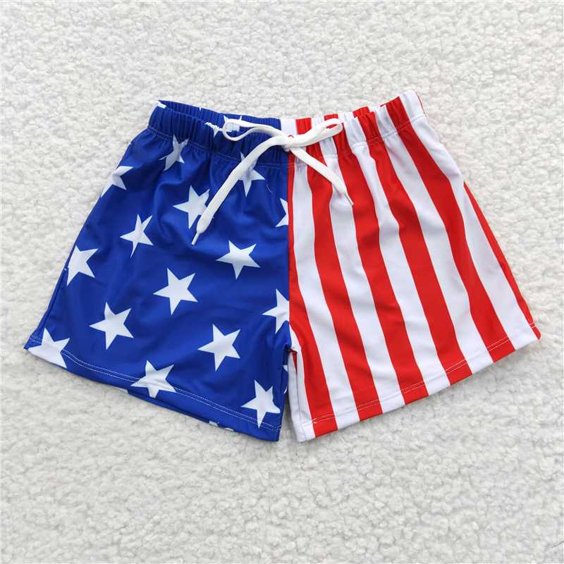 AMERICAN FLAG SWIM TRUNKS