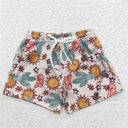 CACTUS SUNSET SWIM TRUNKS