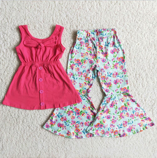 PINK FLORAL BELLE SET