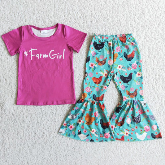 FARM GIRL CHICKEN BELLE SET