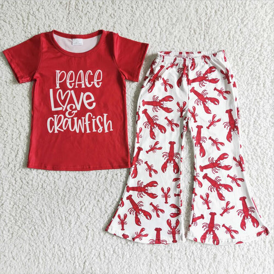 PEACE LOVE & CRAWFISH BELLE SET