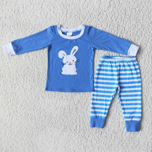 BOYS EASTER BUNNY PAJAMA SET