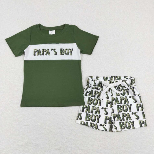 PAPA'S BOY SHORT SET