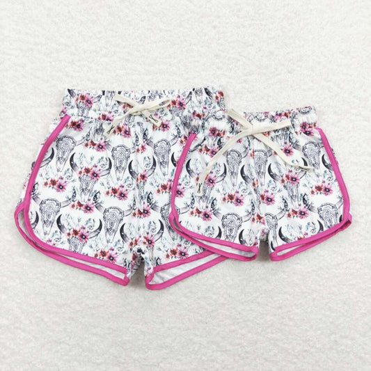 BLOSSOM BULLSEYE MOMMY & ME SHORTS