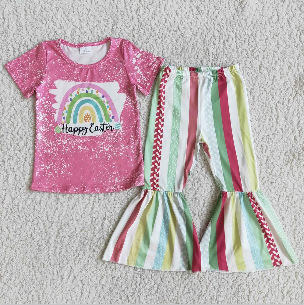 HAPPY EASTER STRIPED BELLE SET