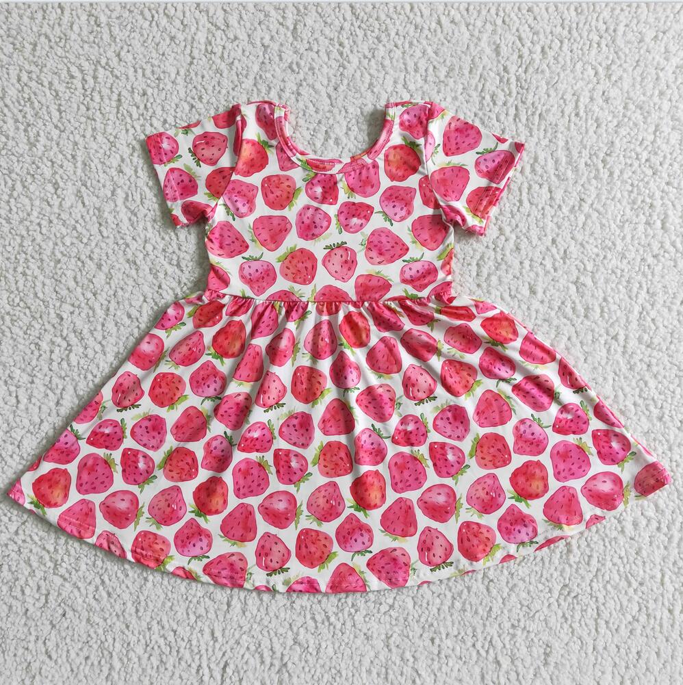 STRAWBERRY BALLERINA TWIRL DRESS