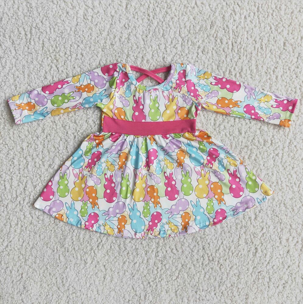 POLKA DOT PEEPS TWIRL DRESS