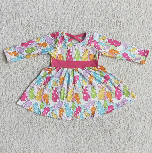 POLKA DOT PEEPS TWIRL DRESS