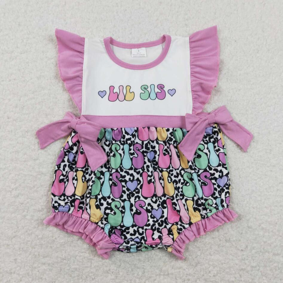 LIL SIS RUFFLE ONESIE