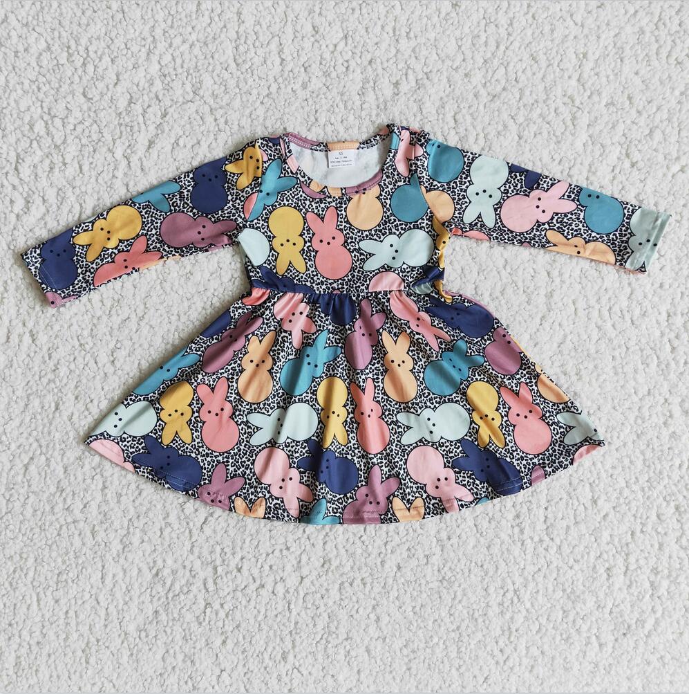 PEEPS LONG SLEEVE DRESS