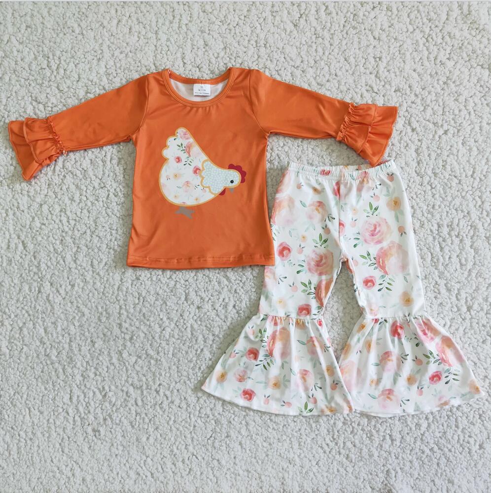 FLORAL CHICKEN BELLE SET