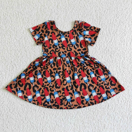 LEOPARD POPSICLE DRESS