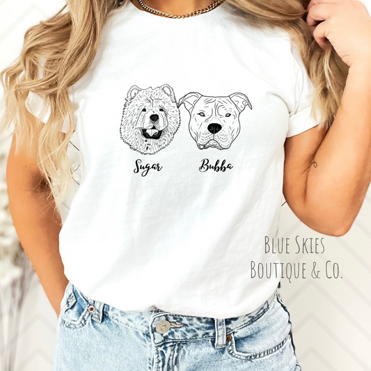 PERSONALIZED DOG TEES