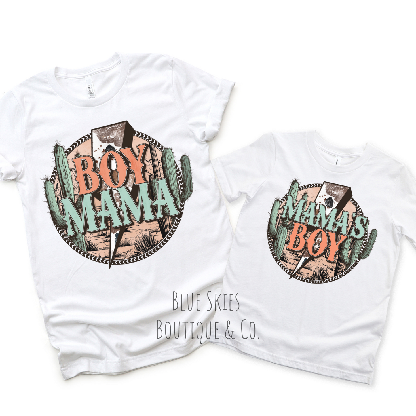 MOMMY & ME "BOY MAMA" TEES