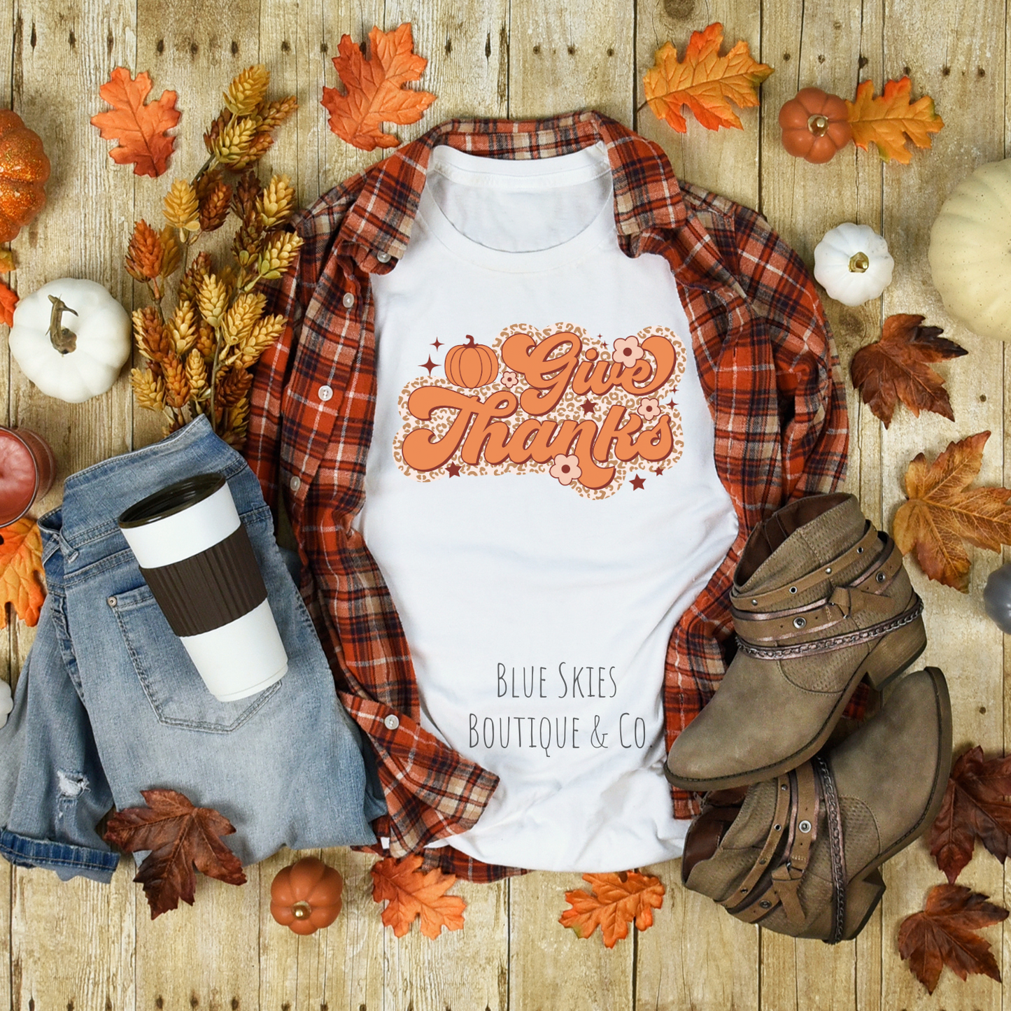 "GIVE THANKS" TEE