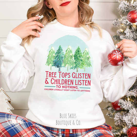 Children Don't Listen White Tee