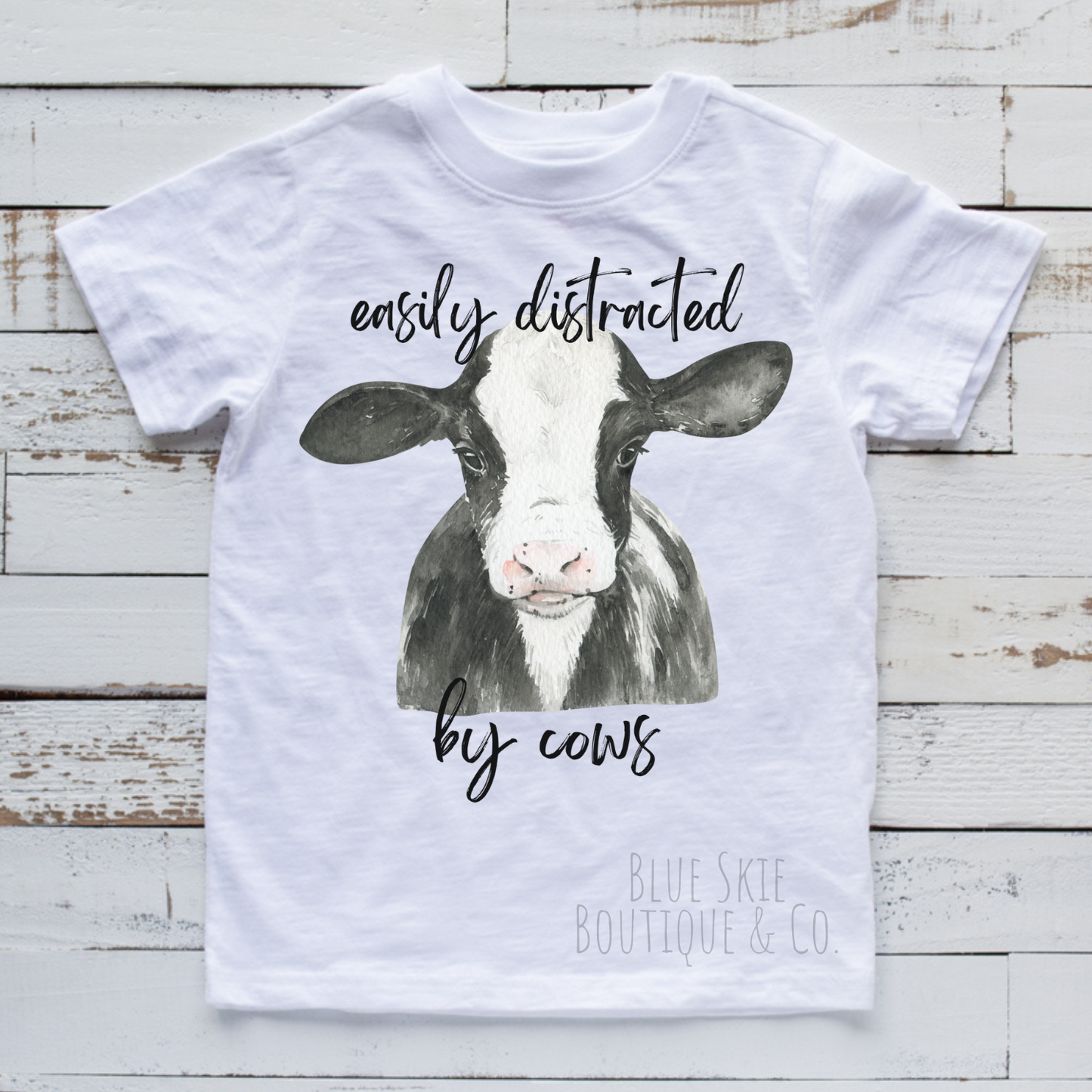 EASILY DISTRACTED BY COWS TEE