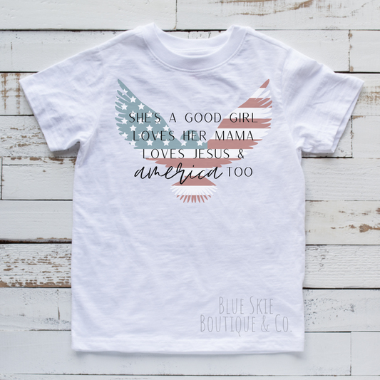 FREE FALLING USA TEE