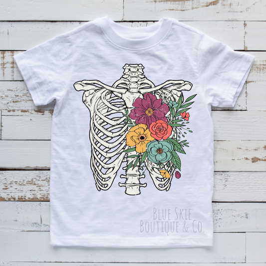 FLORAL CHEST TEE