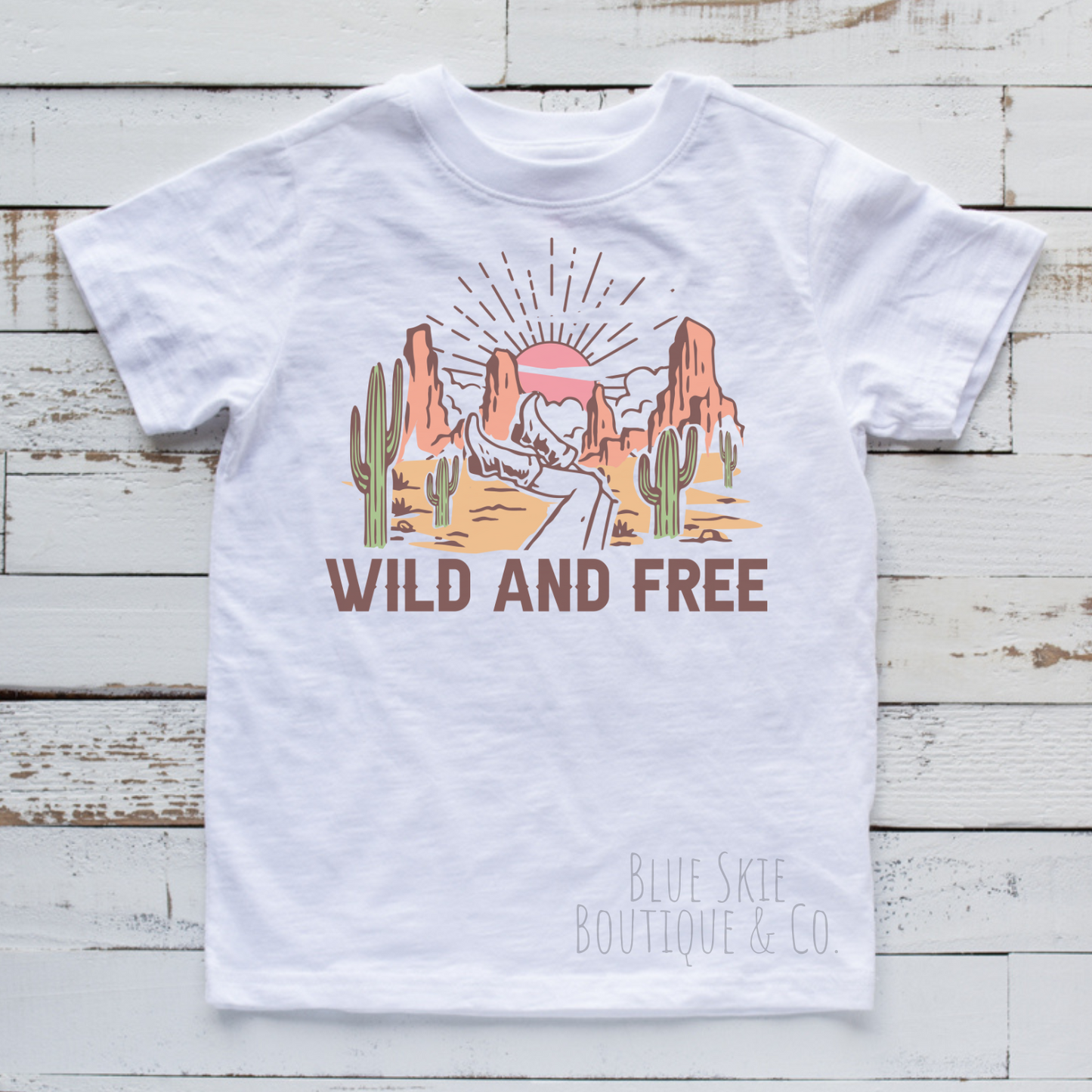 "WILD & FREE" TEE