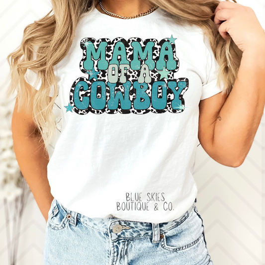 MAMA OF A COWBOY TEE