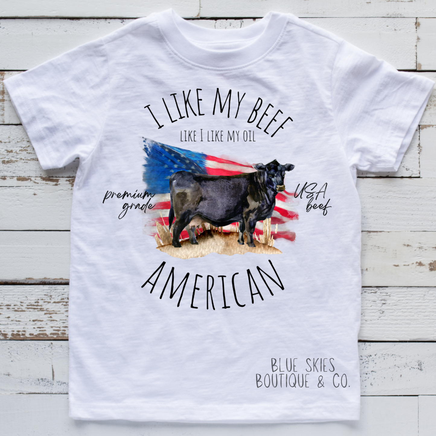 I LIKE MY BEEF AMERICAN TEE