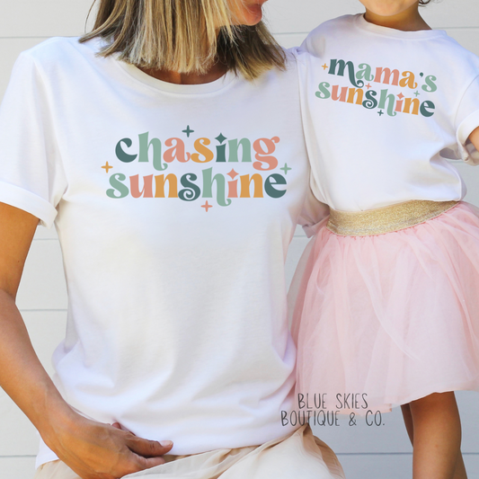 MOMMY & ME MATCHING SUNSHINE TEES