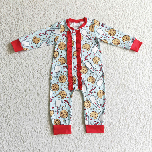 GIRLS CHRISTMAS ZIPPER SLEEPER