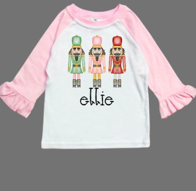 PERSONALIZED GIRLS NUTCRACKER TEE