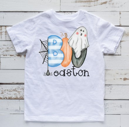 PERSONALIZED BOYS GHOST TEE