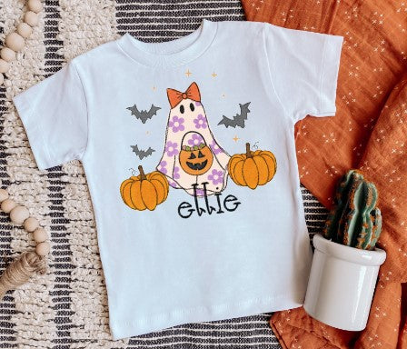 PERSONALIZED HALLOWEEN GHOST TEE