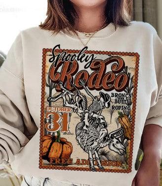 SPOOKY RODEO TICKET TEE