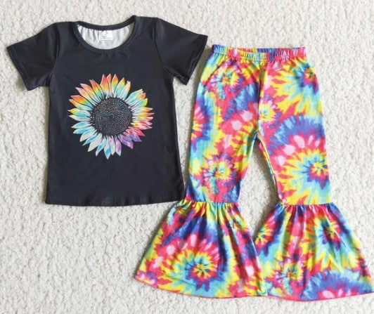 TIE DYE SUNFLOWER BELLE SET