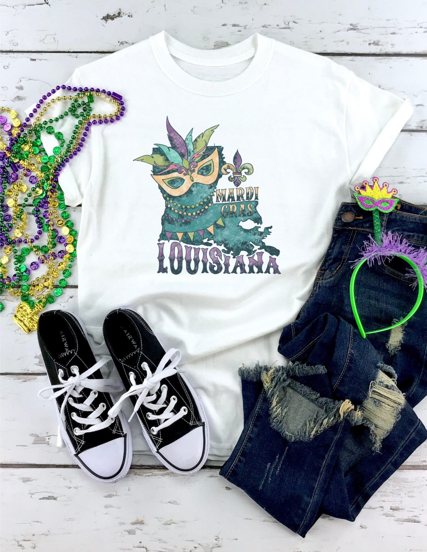 LOUISIANA MARDI GRAS TEES & SWEATSHIRTS