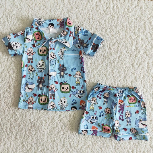 Blue Cocomelon Pajama Set