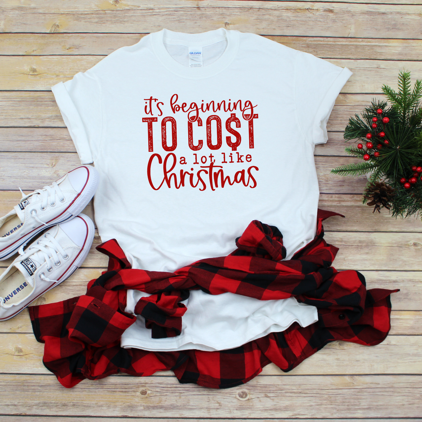 Cost a lot like Christmas tee