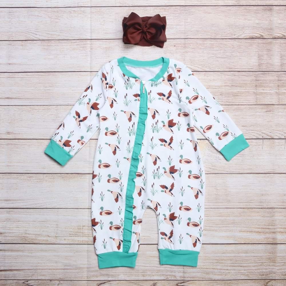 Baby Mallard Duck Zipper Sleeper