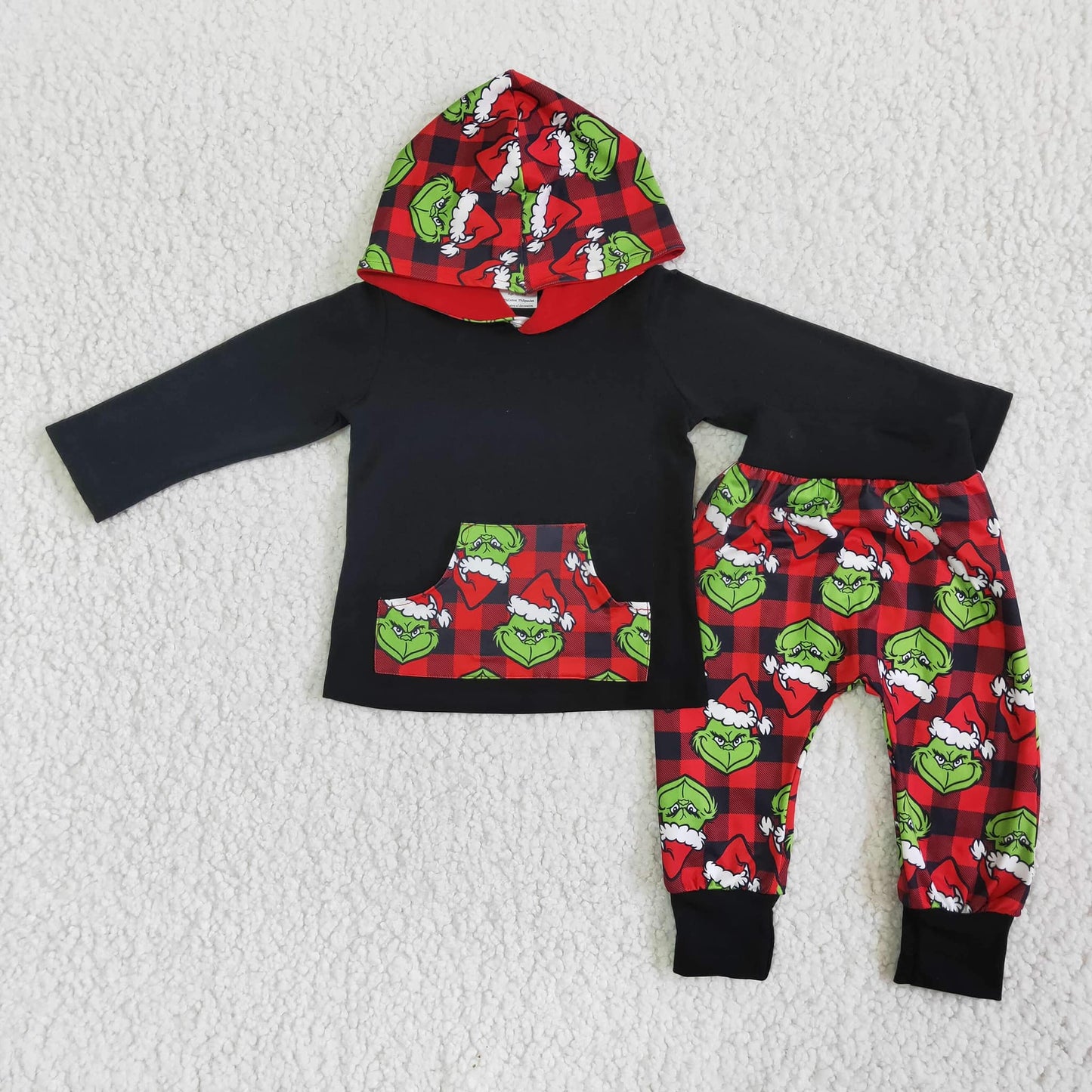 Grinch Hoodie Set