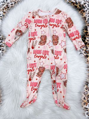 Baby Cowgirl Double Zipper Sleeper