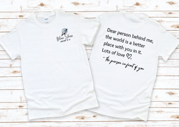 DEAR PERSON BEHIND ME TEES & SWEATSHIRTS (girls version)