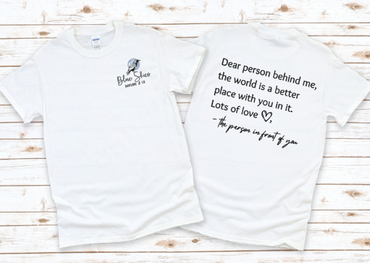 DEAR PERSON BEHIND ME TEES & SWEATSHIRTS (girls version)