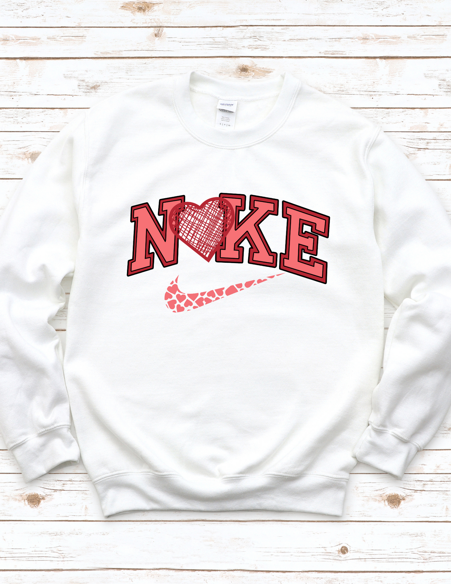 N1KE RED HEART TEES & SWEATSHIRTS