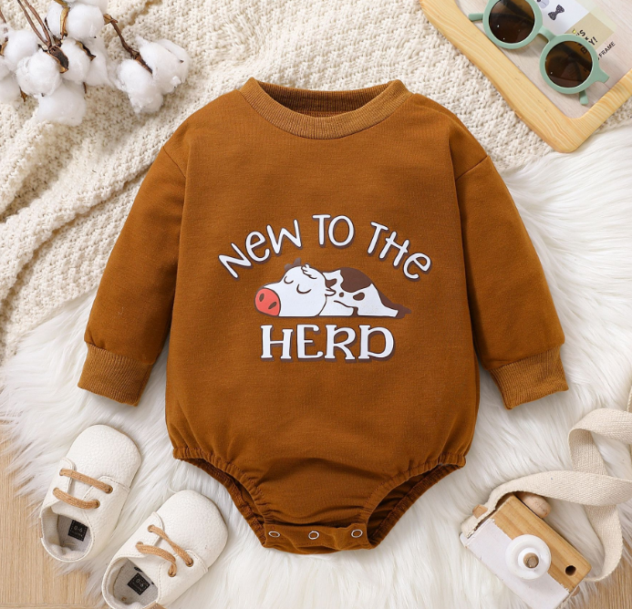 FARM BABY LONG SLEEVE ONESIES