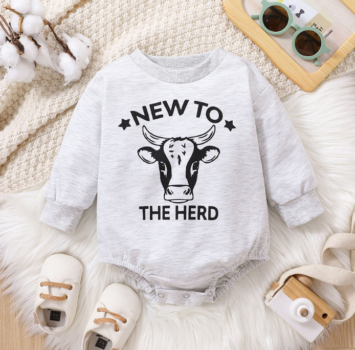 FARM BABY LONG SLEEVE ONESIES