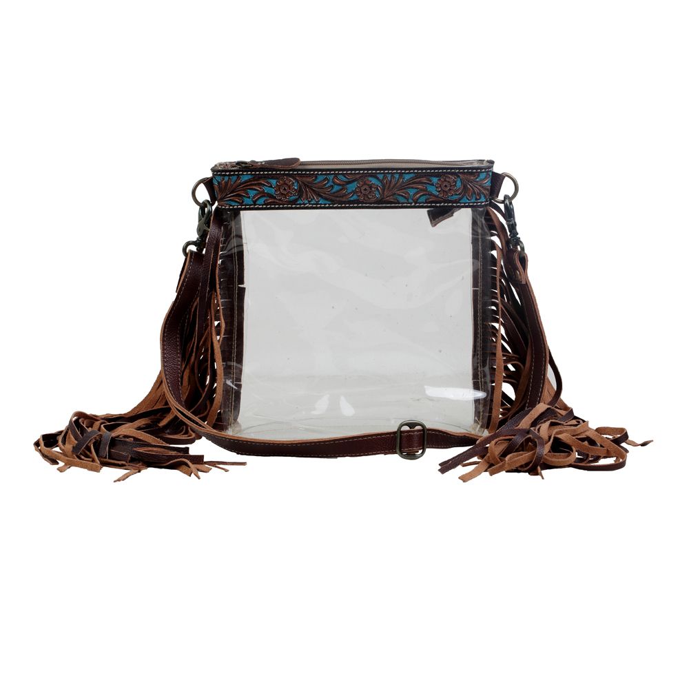 HANGY TANGY CLEAR BAG WITH FRINGE