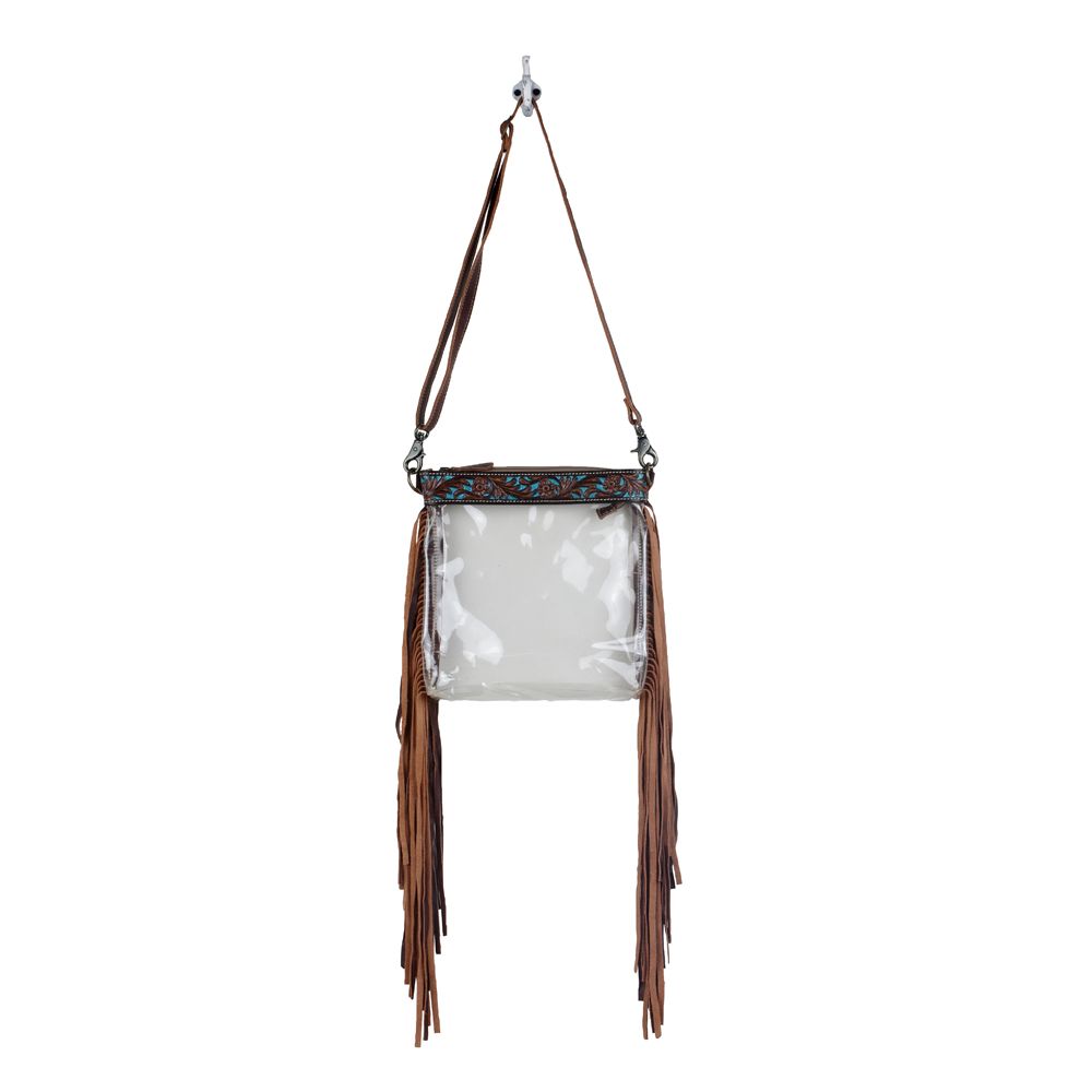 HANGY TANGY CLEAR BAG WITH FRINGE